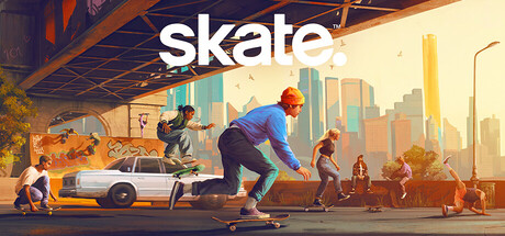 Skate game character performing skateboard tricks and stunts
